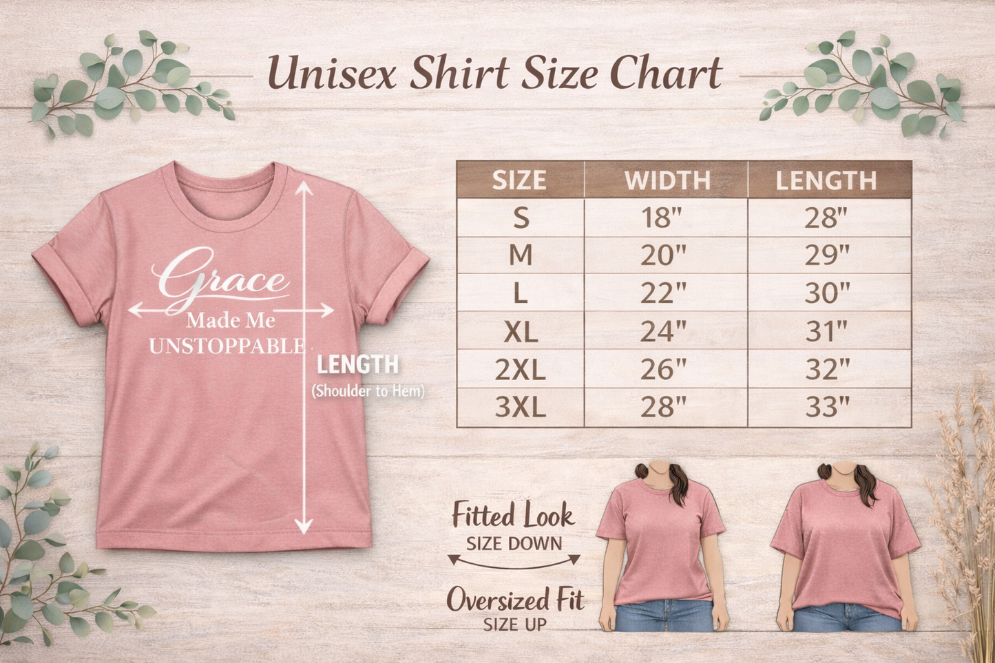 Grace Made Me Unstoppable Christian T-Shirt | Faith Based Inspirational Tee | Boutique Christian Apparel