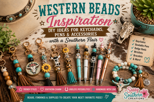 Western Beads Inspiration: DIY Ideas for Keychains, Pens & Accessories with a Southern Flair