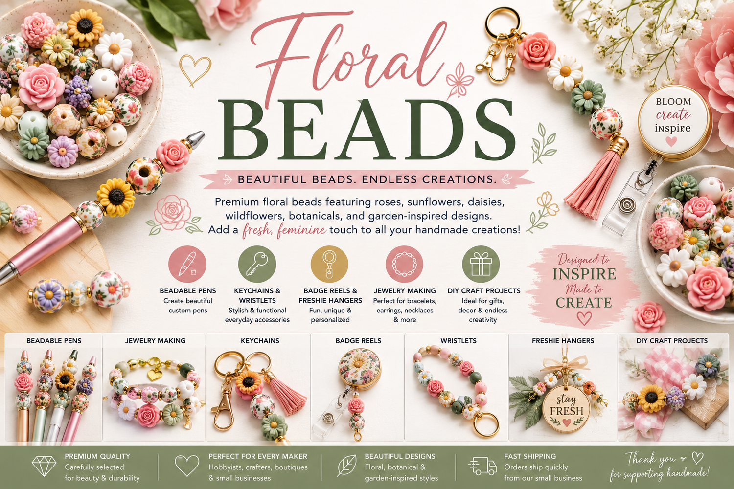 Floral Beads
