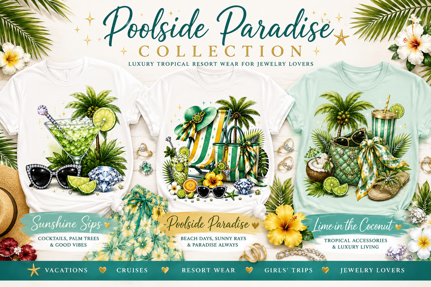 🌴 Poolside Paradise Collection 🌴