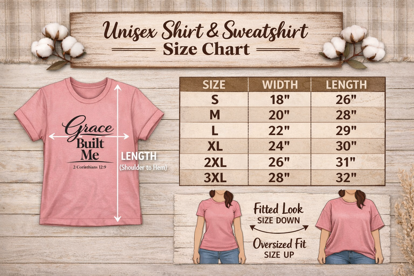 Grace Built Me Christian T-Shirt | 2 Corinthians 12:9 Faith Shirt | Christian Boutique Tee